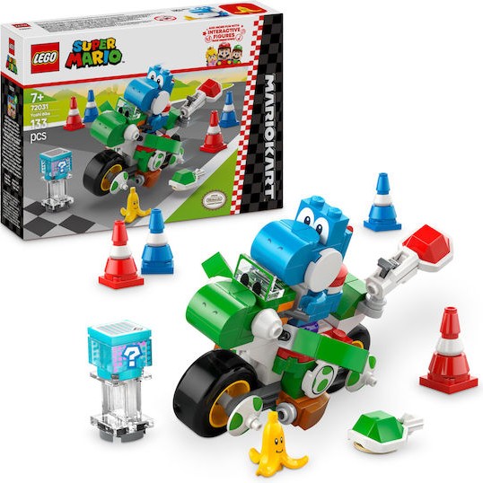 Lego Super Mario Mario Kart - Yoshi Bike για 7+ Ετών 133τμχ