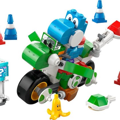 Lego Super Mario Mario Kart - Yoshi Bike για 7+ Ετών 133τμχ
