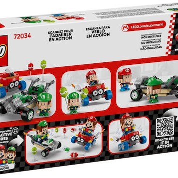 Lego Super Mario Mario Kart Baby Mario vs. Baby Luigi για 8+ Ετών 321τμχ