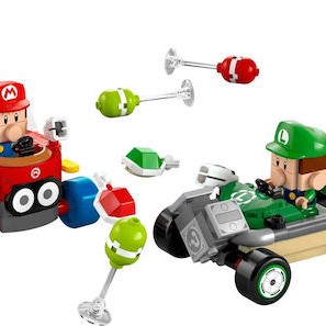 Lego Super Mario Mario Kart Baby Mario vs. Baby Luigi για 8+ Ετών 321τμχ