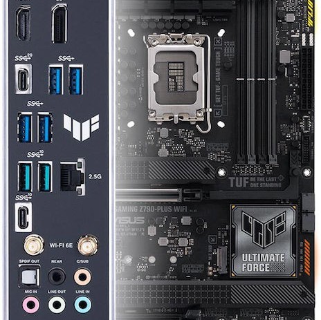 Asus TUF GAMING Z790-PLUS WIFI Motherboard ATX με Intel 1700 Socket 90MB1D80-M0EAY0