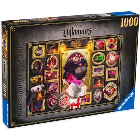 Disney Villainous Ratigan Puzzle 1000pc
