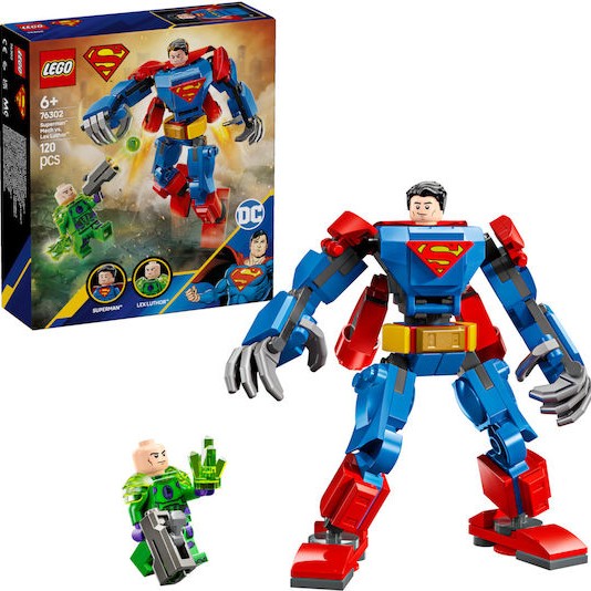 Lego DC Super Heroes Superman Mech vs. Lex Luthor για 6+ Ετών 120τμχ