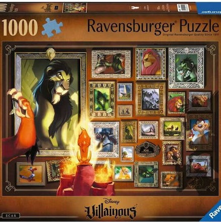 Ravensburger Puzzle Villainous Scar 1000 Pieces