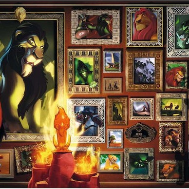 Ravensburger Puzzle Villainous Scar 1000 Pieces