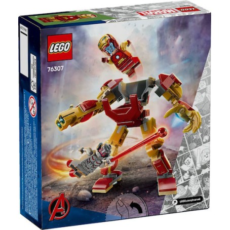 Lego Marvel Iron Man Mech vs. Ultron για 6+ Ετών 101τμχ