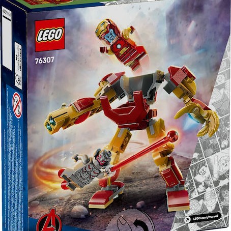 Lego Marvel Iron Man Mech vs. Ultron για 6+ Ετών 101τμχ