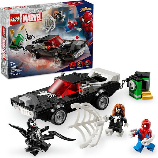 Lego Spider-Man Spider-Man vs. Venom Muscle Car για 7+ Ετών 254τμχ