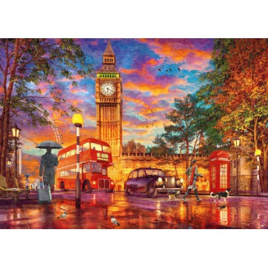Sunset At Parliament Square Puzzle 2D 1000 Κομμάτια
