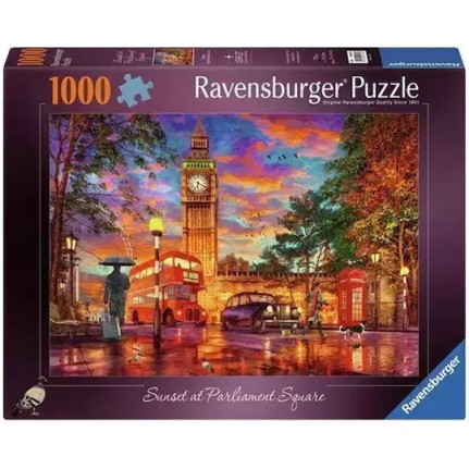 Sunset At Parliament Square Puzzle 2D 1000 Κομμάτια
