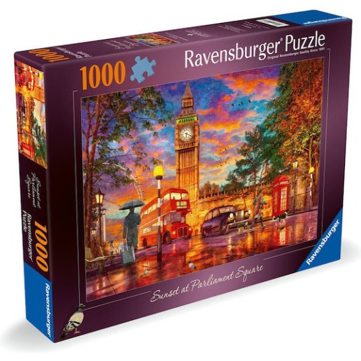 Sunset At Parliament Square Puzzle 2D 1000 Κομμάτια