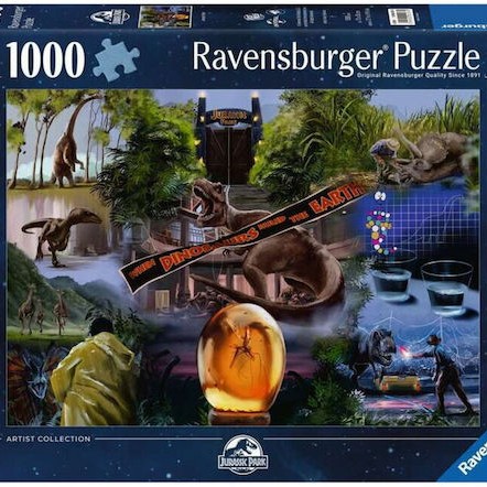 Ravensburger Puzzle Universal Vault Movie Collection Jurassic Park 1000 Pieces