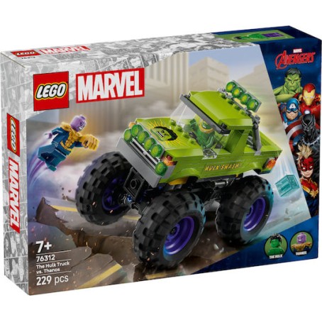 Lego Marvel The Hulk Truck vs. Thanos για 7+ Ετών 229τμχ
