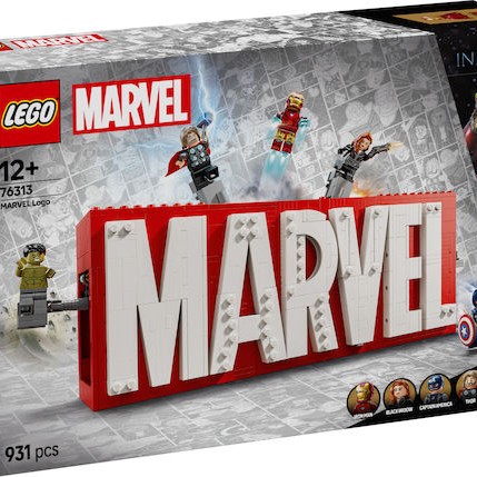 Lego Marvel Super Heroes - MARVEL Logo & Minifigures για 12+ Ετών 931τμχ