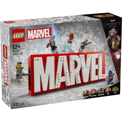 Lego Marvel Super Heroes - MARVEL Logo & Minifigures για 12+ Ετών 931τμχ