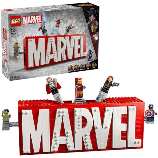 Lego Marvel Super Heroes - MARVEL Logo & Minifigures για 12+ Ετών 931τμχ