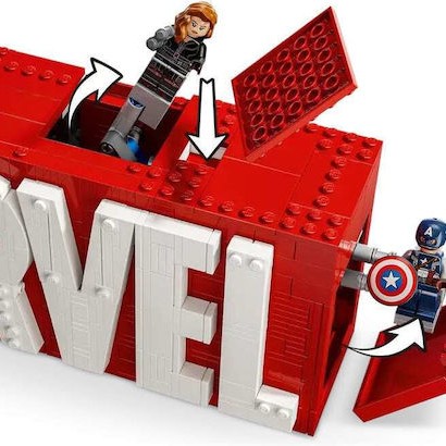 Lego Marvel Super Heroes - MARVEL Logo & Minifigures για 12+ Ετών 931τμχ