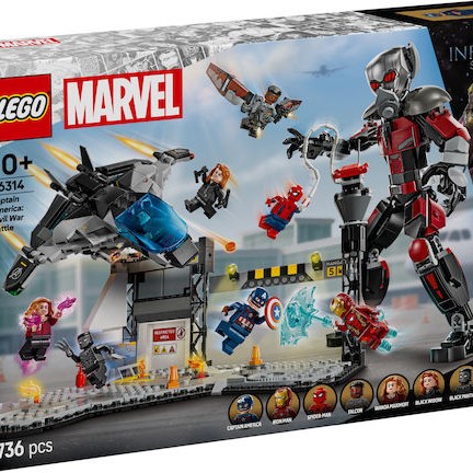 Lego Marvel Super Heroes - Captain America: Civil War Action Battle για 10+ Ετών 736τμχ