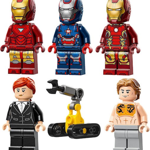 Lego Marvel Iron Man's Laboratory - Hall of Armor για 8+ Ετών 384τμχ