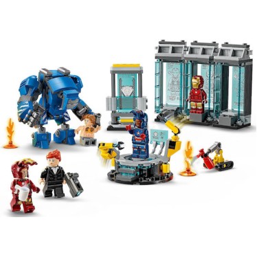 Lego Marvel Iron Man's Laboratory - Hall of Armor για 8+ Ετών 384τμχ