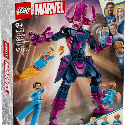 Lego Marvel Fantastic Four vs. Galactus Construction Figure για 9+ Ετών 427τμχ