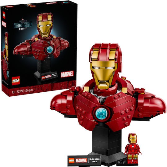 Lego Marvel Iron Man MK4 Bust για 18+ Ετών 436τμχ
