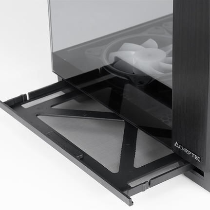 Chieftec Visio GM-30B-TG-OP Gaming Cube Κουτί Υπολογιστή με Πλαϊνό Παράθυρο Μαύρο