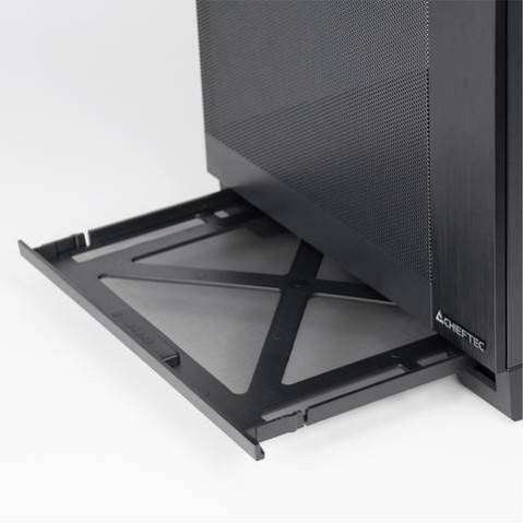 Chieftec Visio Air GM-30B-M-OP Cube Κουτί Υπολογιστή με Πλαϊνό Παράθυρο Μαύρο