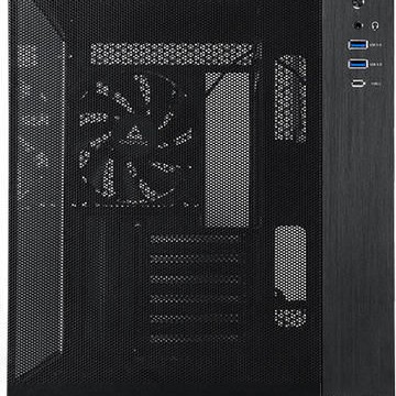 Chieftec Visio Air GM-30B-M-OP Cube Κουτί Υπολογιστή με Πλαϊνό Παράθυρο Μαύρο