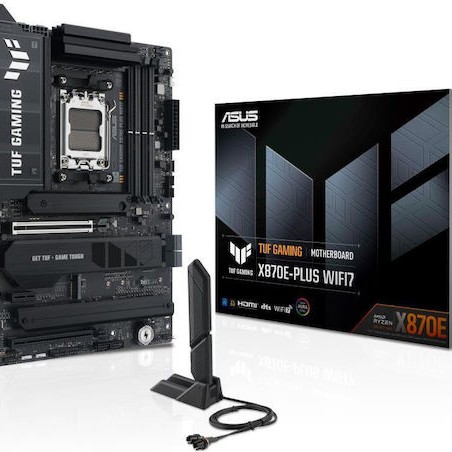 Asus TUF GAMING X870E-PLUS WIFI7 Motherboard ATX με AMD AM5 Socket 90MB1M70-M0EAY0