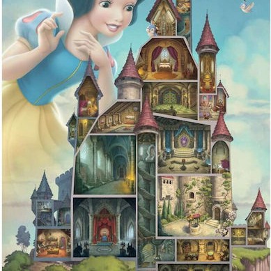 Disney Castles Snow White Puzzle 2D 1000pcs