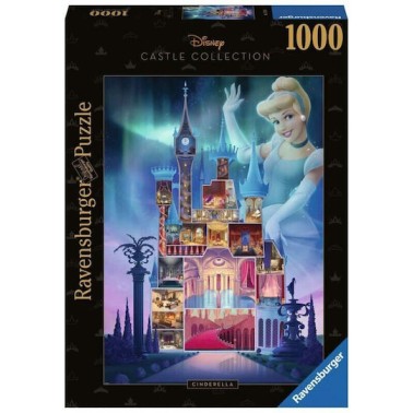 Disney Castles Cinderella Puzzle 2D 1000pcs