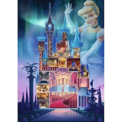 Disney Castles Cinderella Puzzle 2D 1000pcs