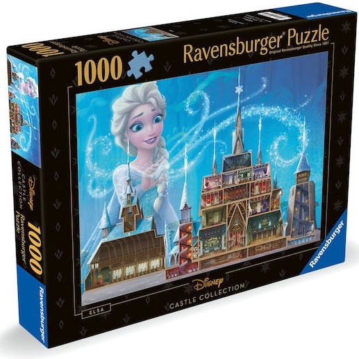 Disney Castles Elsa Puzzle 2D 1000pcs