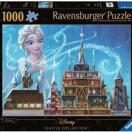 Disney Castles Elsa Puzzle 2D 1000pcs