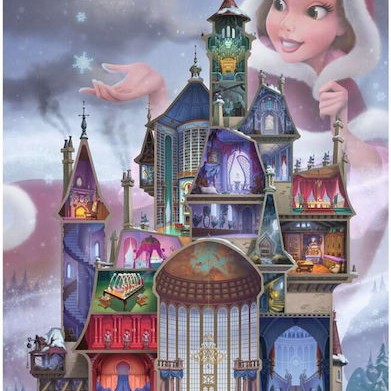 Disney Castles Belle Puzzle 2D 1000 Κομμάτια