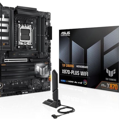 Asus TUF GAMING X870-PLUS WIFI Motherboard ATX με AMD AM5 Socket 90MB1IU0-M0EAY0