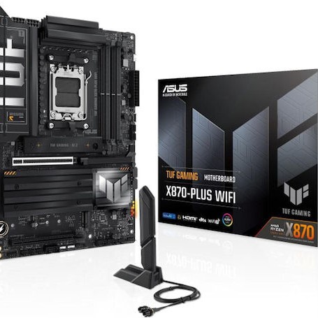 Asus TUF GAMING X870-PLUS WIFI Motherboard ATX με AMD AM5 Socket 90MB1IU0-M0EAY0