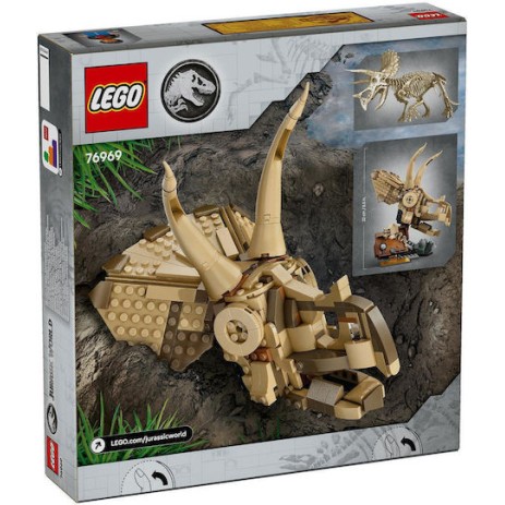 Lego Jurassic World Dinosaur Fossils: Triceratops Skull για 9+ Ετών 468τμχ