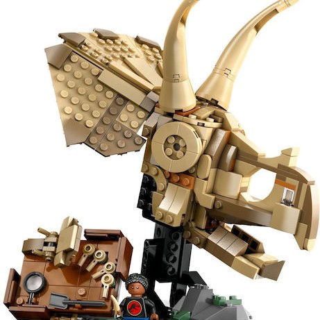 Lego Jurassic World Dinosaur Fossils: Triceratops Skull για 9+ Ετών 468τμχ