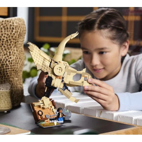Lego Jurassic World Dinosaur Fossils: Triceratops Skull για 9+ Ετών 468τμχ