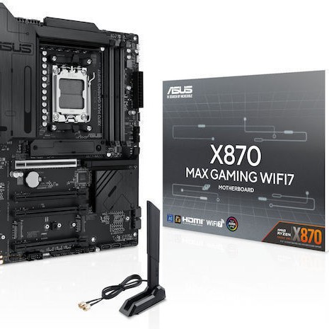 Asus X870 MAX GAMING WIFI7 Motherboard ATX με AMD AM5 Socket 90MB1LY0-M0EAY0