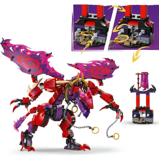 Lego Ninjago Thunderfang Dragon Of Chaos για 8+ Ετών 668τμχ