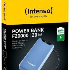 Intenso F20000 Power Bank 20000mAh με Θύρα USB-A και Θύρα USB-C Power Delivery / Quick Charge 3.0 Μπλε