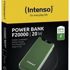 Intenso F20000 Power Bank 20000mAh με Θύρα USB-A και Θύρα USB-C Power Delivery / Quick Charge 3.0 Πράσινο
