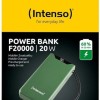 Intenso F20000 Power Bank 20000mAh με Θύρα USB-A και Θύρα USB-C Power Delivery / Quick Charge 3.0 Πράσινο