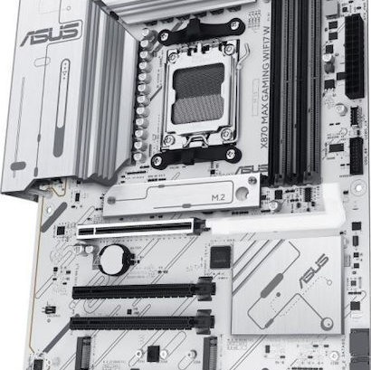 Asus X870 MAX GAMING WIFI7 W Motherboard ATX με AMD AM5 Socket 90MB1LZ0-M0EAY0