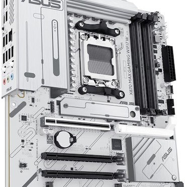 Asus X870 MAX GAMING WIFI7 W Motherboard ATX με AMD AM5 Socket 90MB1LZ0-M0EAY0