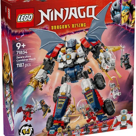 Lego Ninjago Zane's Ultra Combiner Mech για 9+ Ετών 1187τμχ