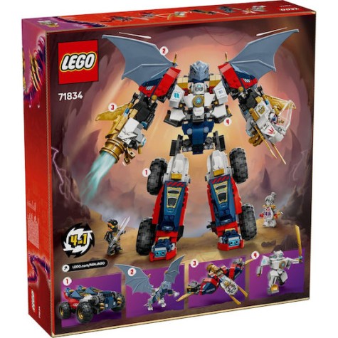 Lego Ninjago Zane's Ultra Combiner Mech για 9+ Ετών 1187τμχ